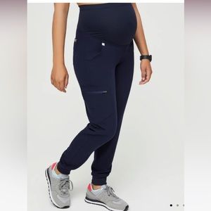 Blue Maternity scrubs Set